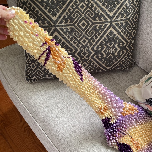 Y2K popcorn/bubble shirt one size pink purple yellow. - Picture 6 of 10